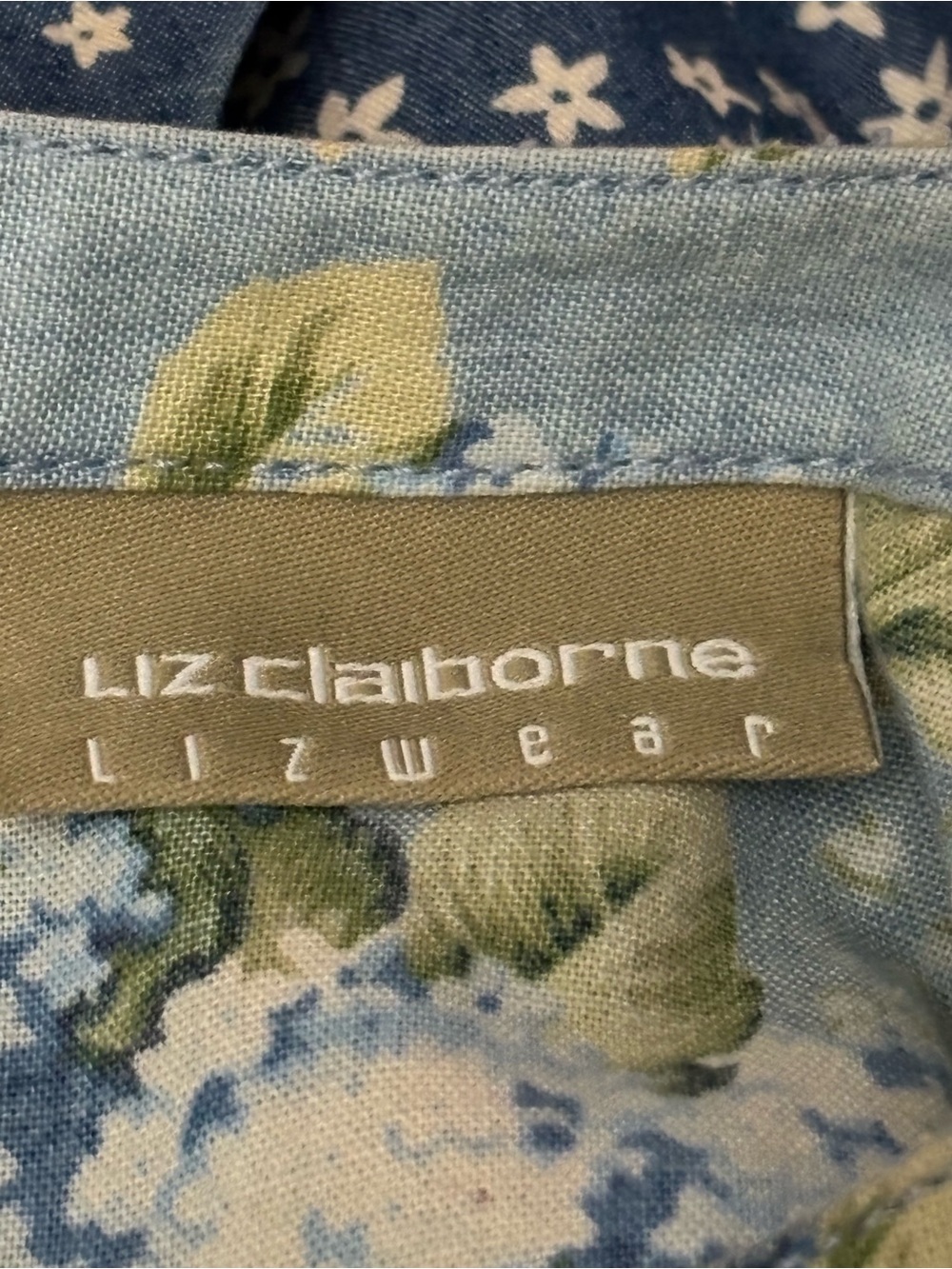 Bundle of three vintage cotton dresses from Liz Claiborne, Size 6 - Picture 10 of 16